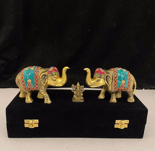 Engraved Elephants