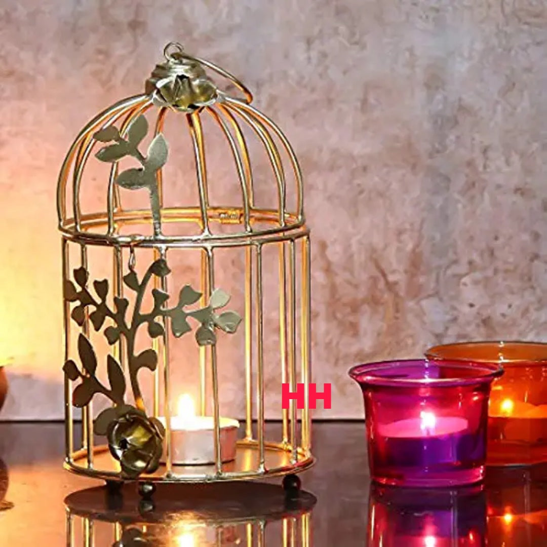 Bird Cage T Light Holder