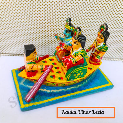 Wooden Krishna Leela Set