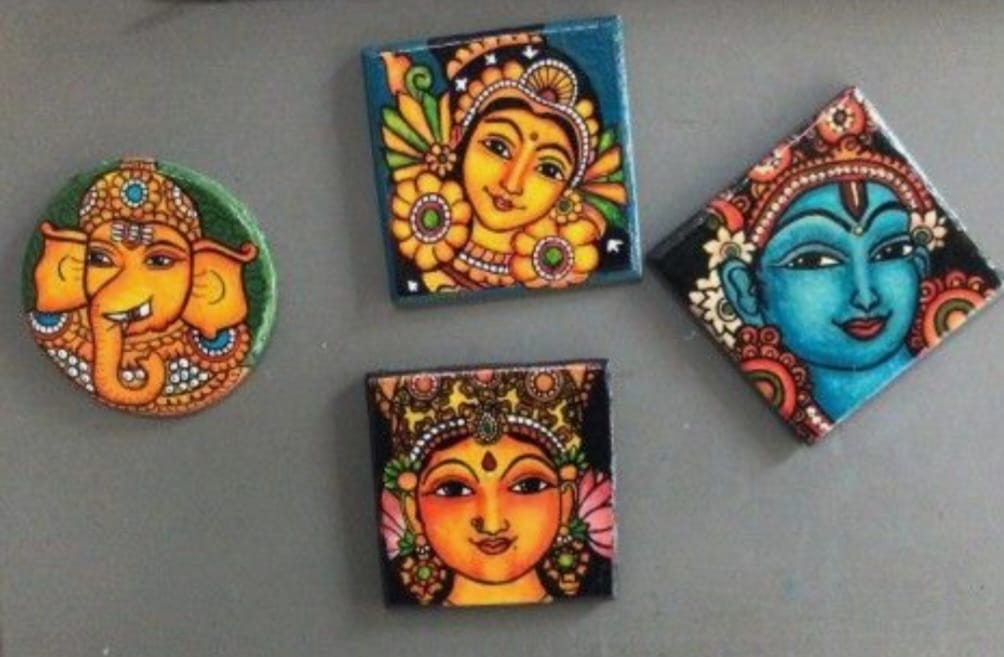 Mural work Magnets