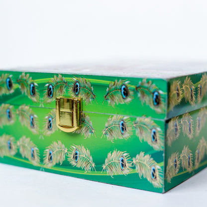 Radha Krishna wooden Lacquer Finish Boxes