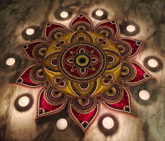 24" Premade Rangoli