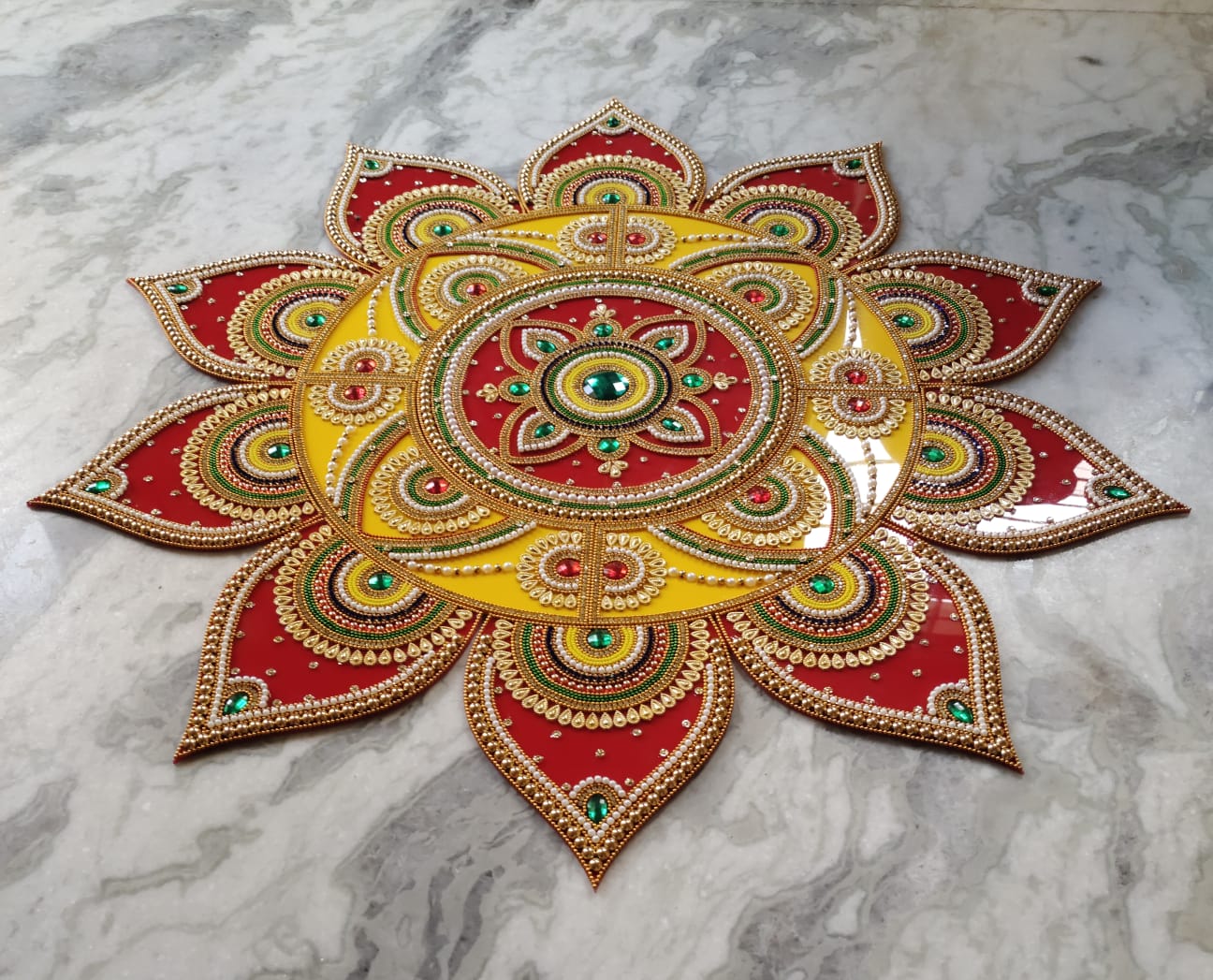 24" Premade Rangoli