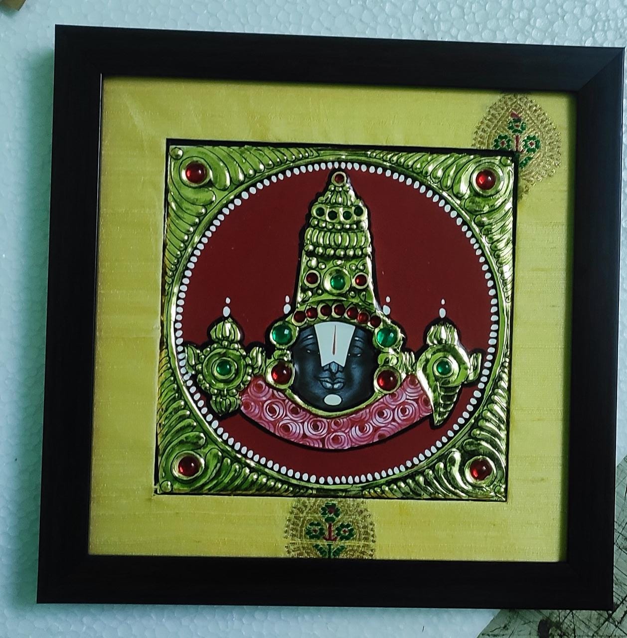 Tanjore painting on Fabric