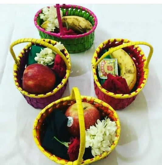 Palm leaf Flower basket