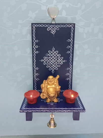 Diya Wall Shelves with bells