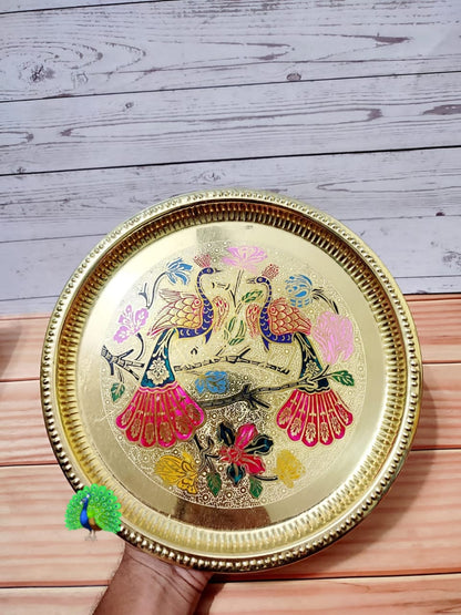 Brass Meena Plate