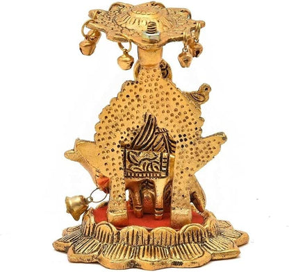 Radha Krishna Cow Idol