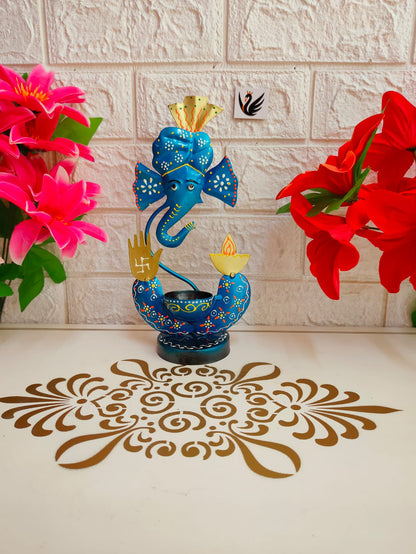 Baby Ganesh Tea light Set