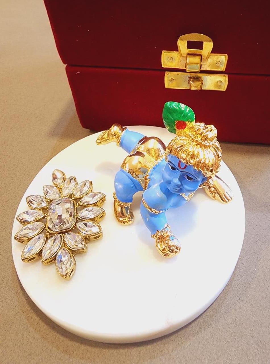 Gold and Silver platted lado gopal