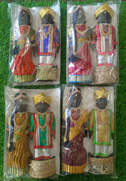 Decorated Marapachi dolls for golu