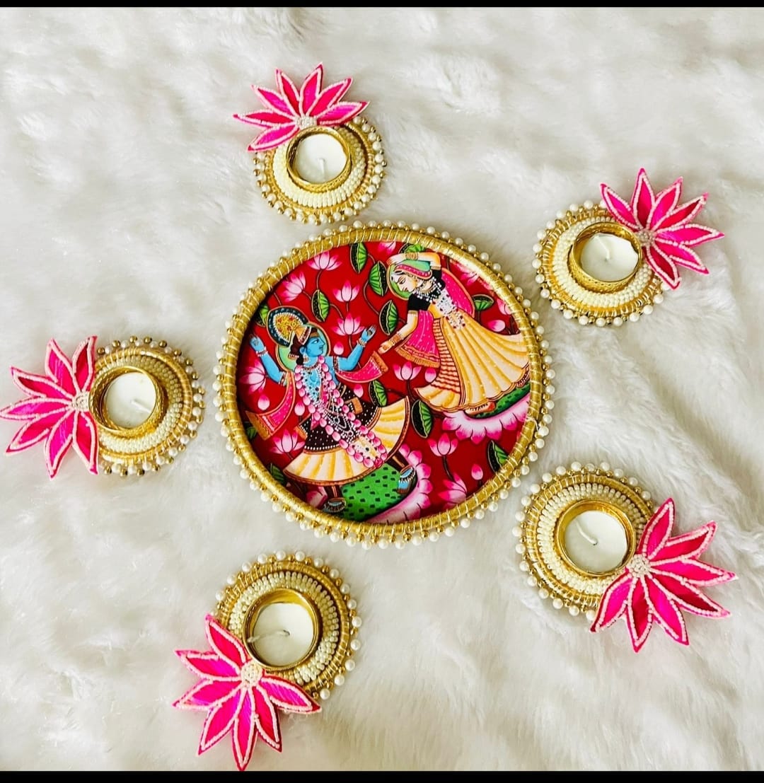 Lotus booti rangoli