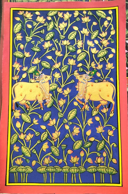 Hand-painted Pichwai on cloth