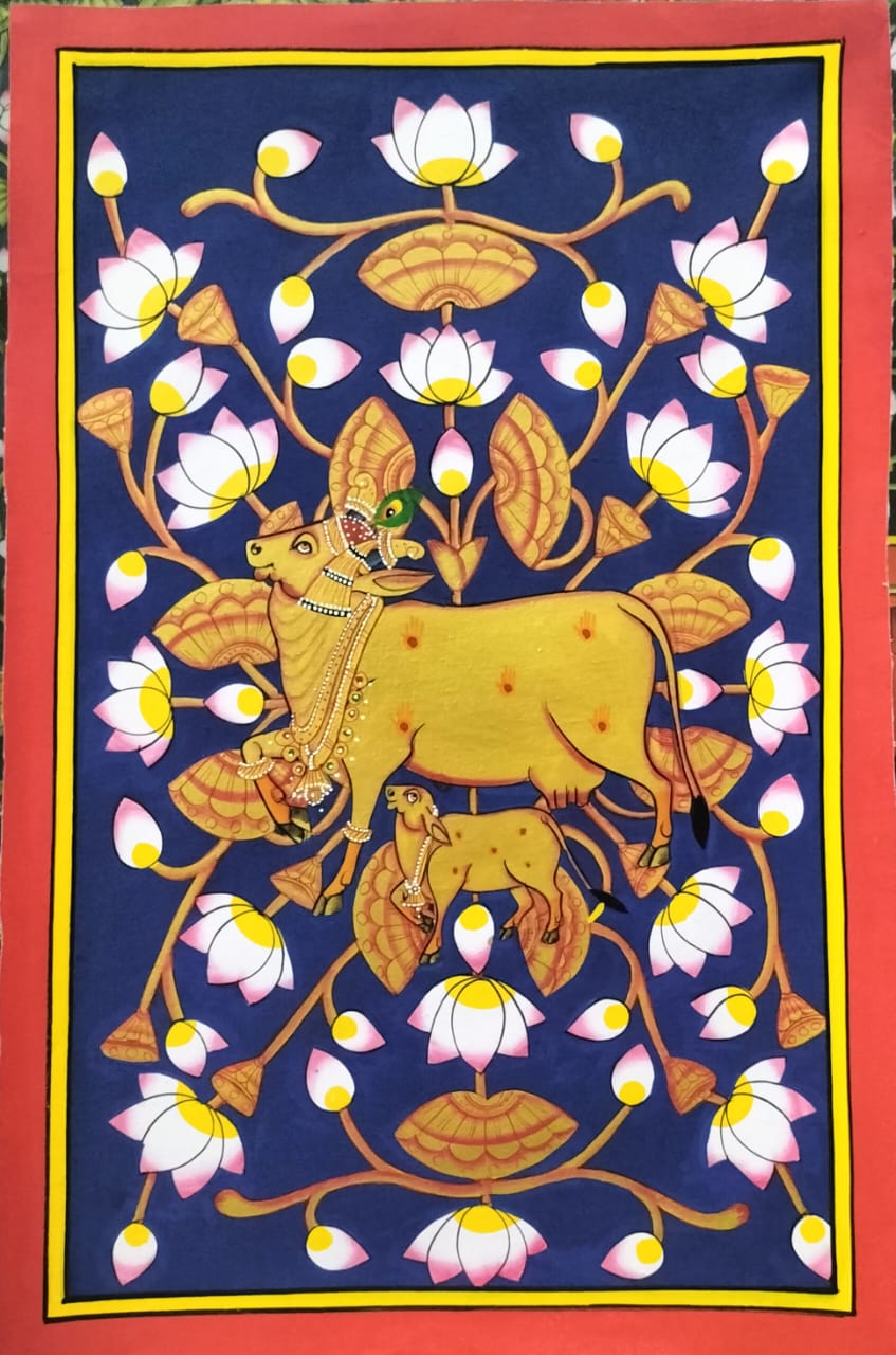 Hand-painted Pichwai on cloth