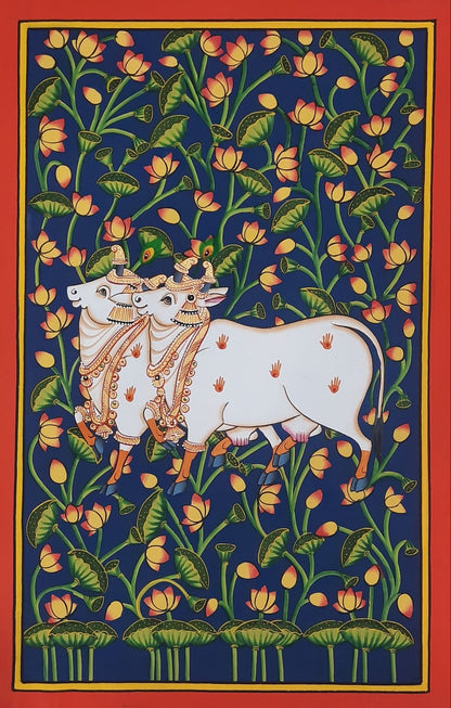 Hand-painted Pichwai on cloth