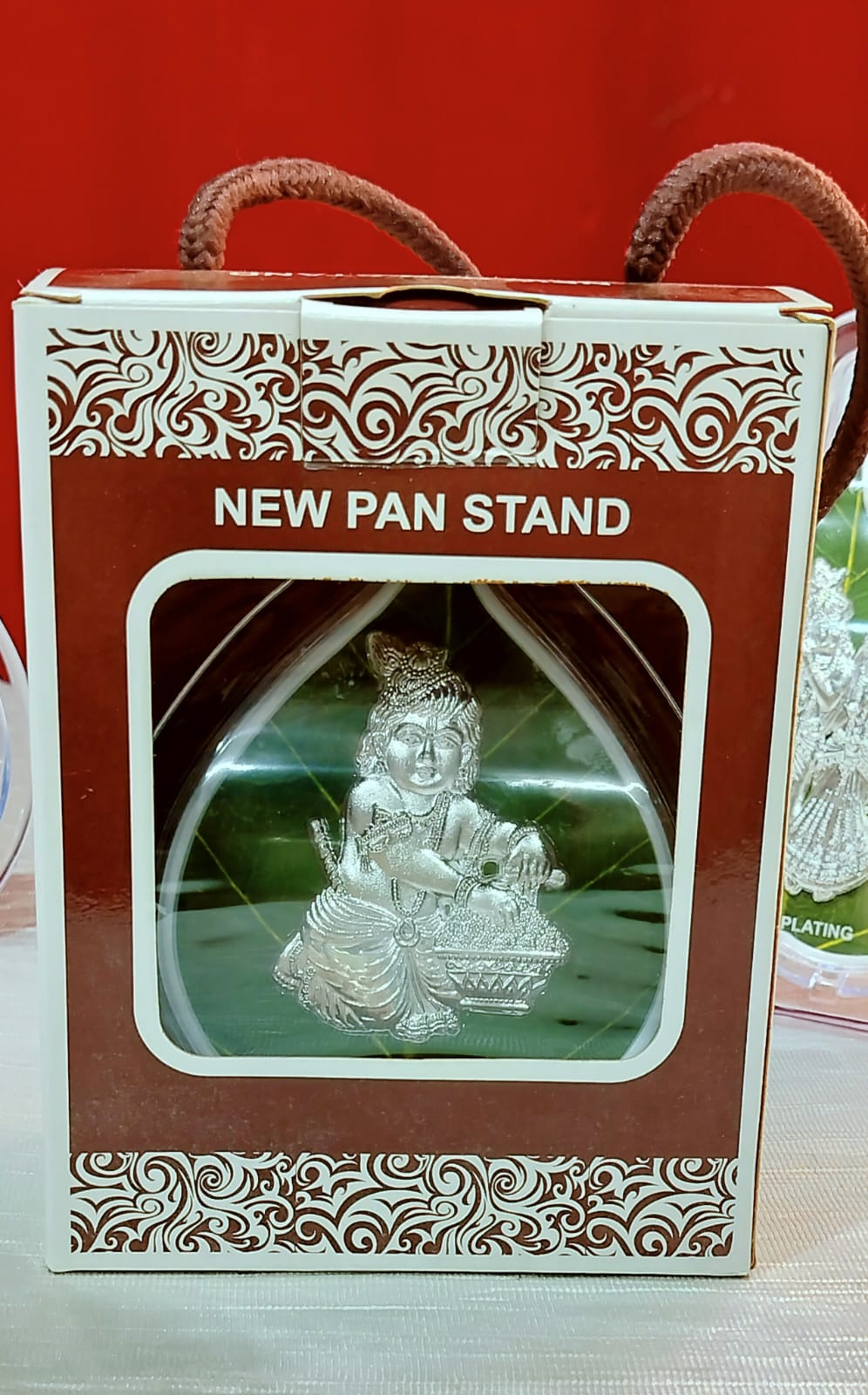 Betel leaf or paan design 3d idol frame