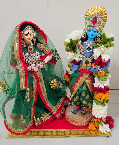 RadhaKrishna fabric dolls