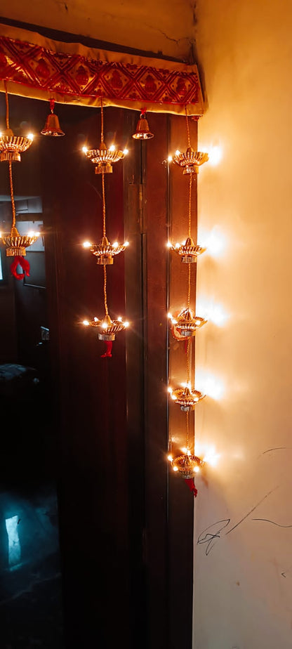 21 Electric Hanging Diya Toran