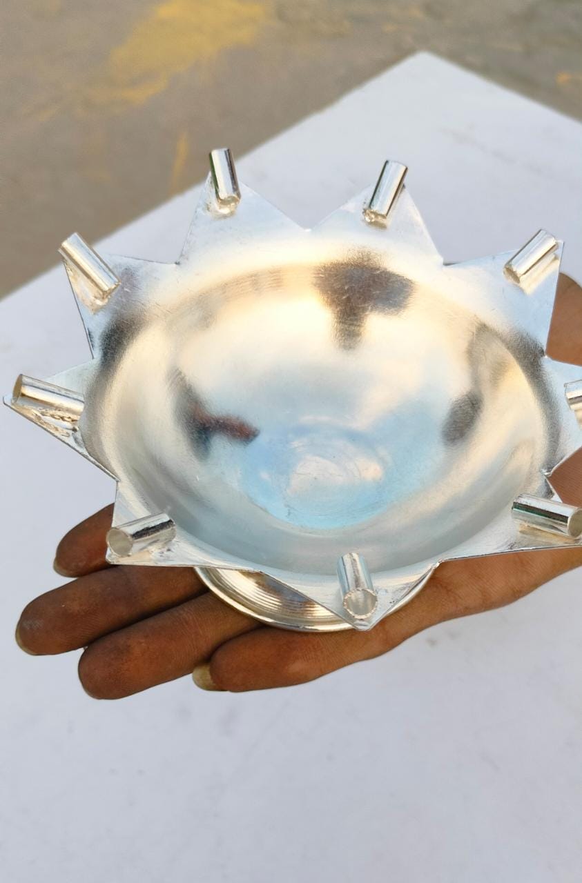 Lotus design akhand diya