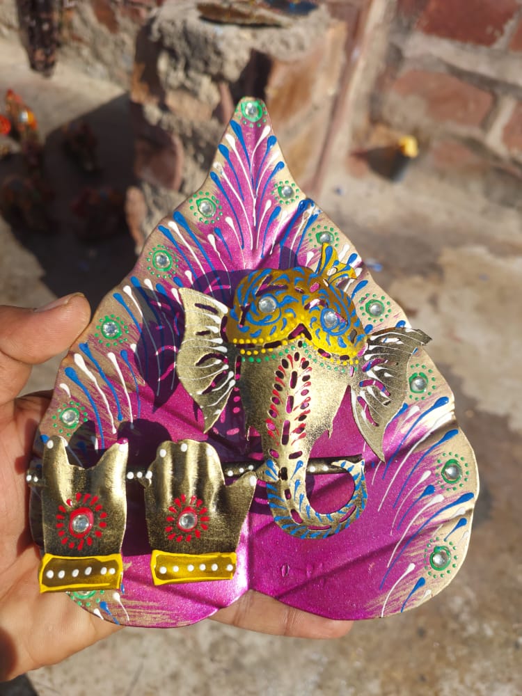 Metal wall hanging Ganesha