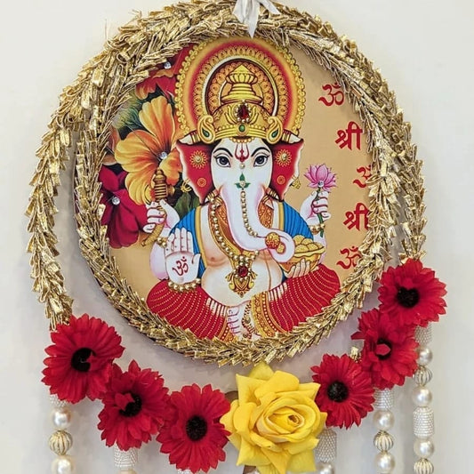 Lord Krishna / Lord ganesha wall hanging