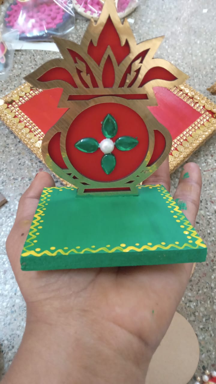 Kalash Diya Stand