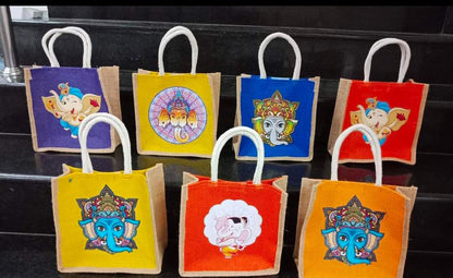 Full Jute bag with Ganesha