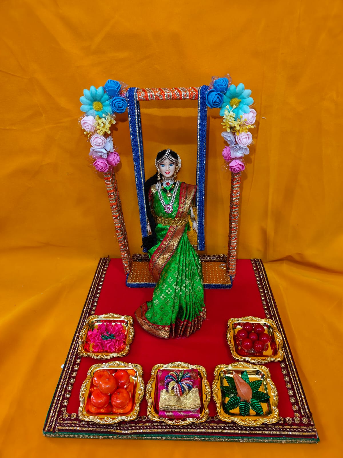 Seemantham doll in Swing