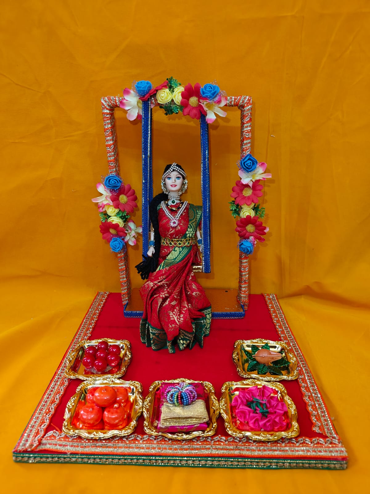 Seemantham doll in Swing