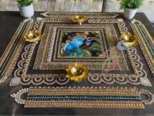 Krishna rangoli