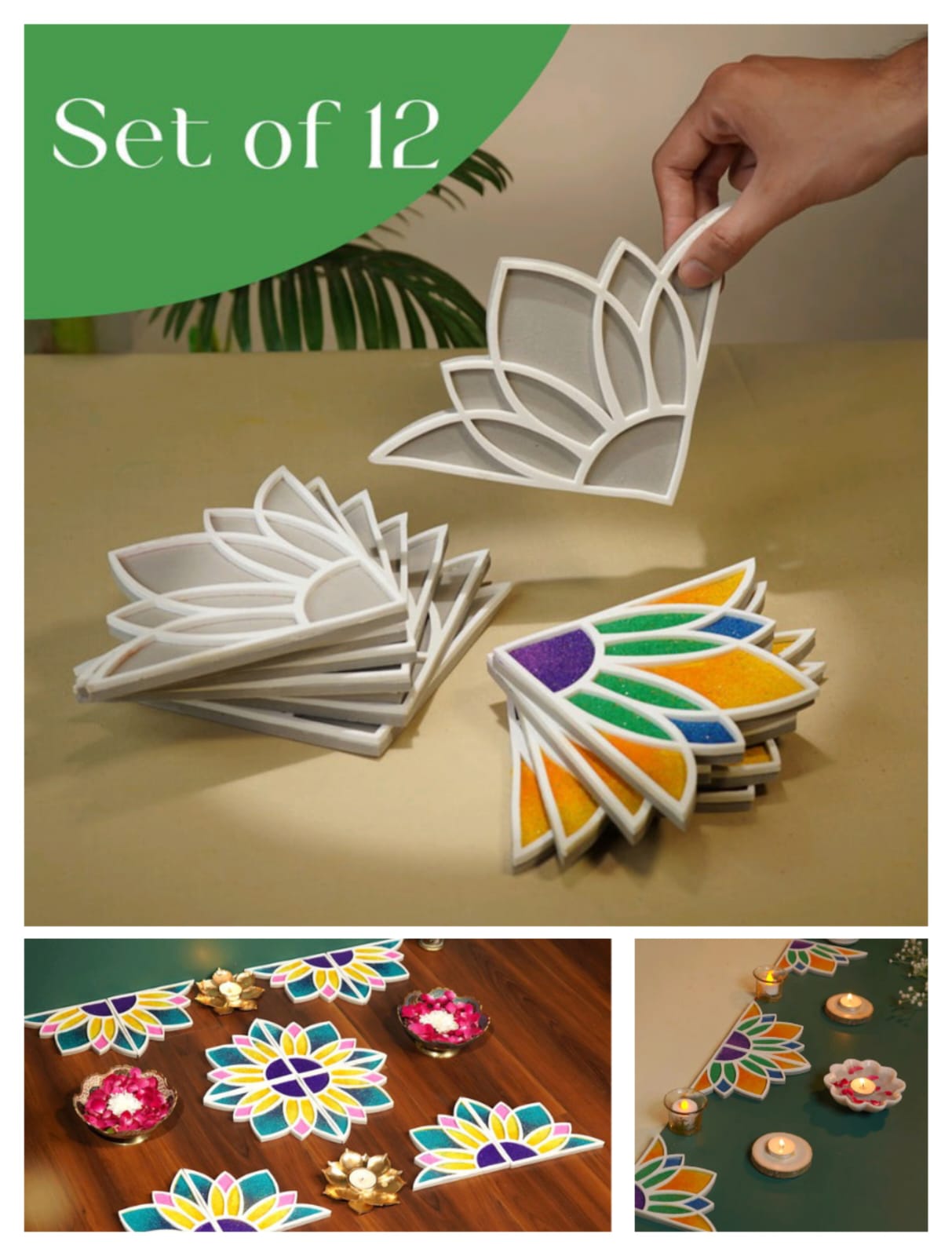 Corner Rangoli Set