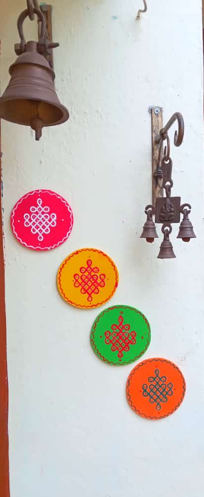 Rangoli wall hanging