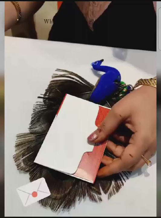 Peacock envelope