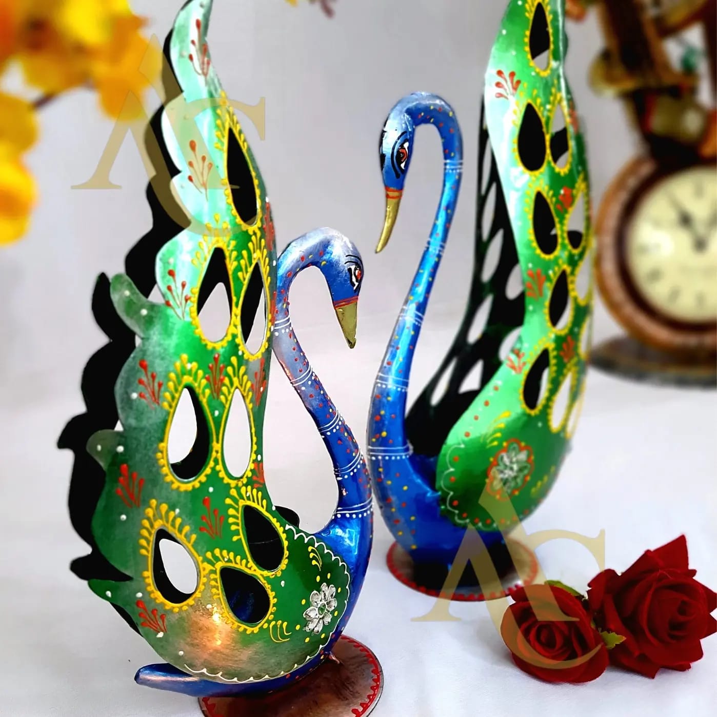 Peacock Tea light