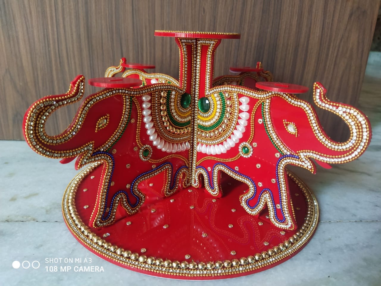 Elephant Diya Stand